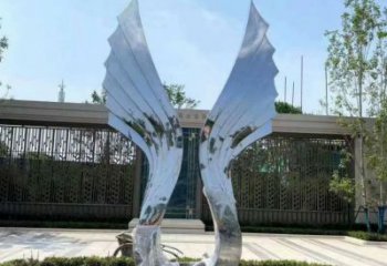 戶外翅膀雕塑廠家，公園歐式雕塑，公園工藝