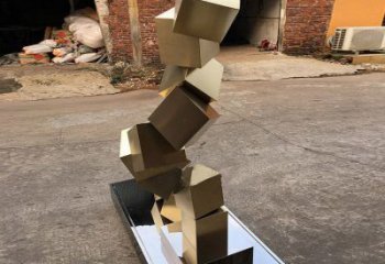 承接大型魔方雕塑 鍛造發(fā)光小品 房地產(chǎn)雕塑廠家