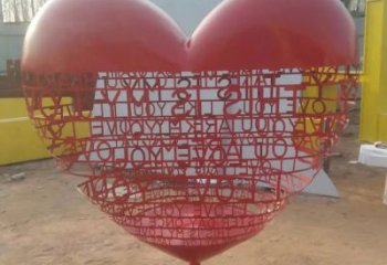 村口愛心雕塑制造商 啞光愛情雕塑 公園雕塑生產