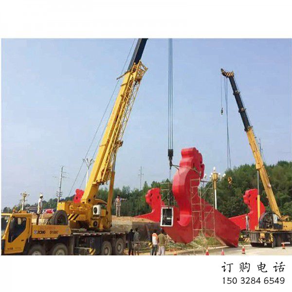 彩繪燈籠雕塑廠家 景觀雕塑 街頭雕塑