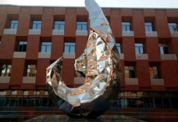 草地浪花雕塑供應廠家 現代校園波浪雕塑 大型波浪雕塑