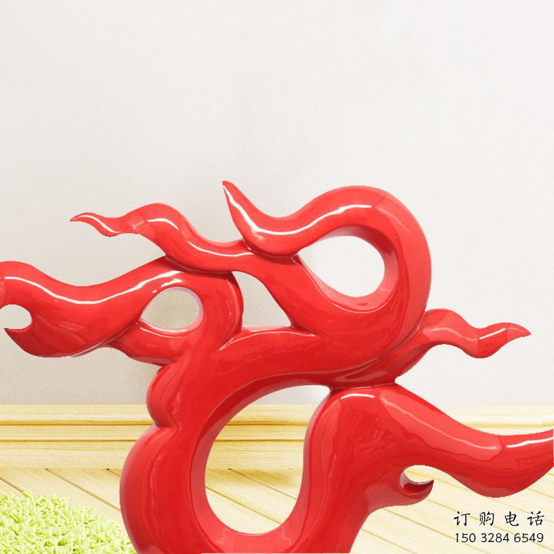 草地火焰雕塑廠家 現代校園小品 大型雕塑