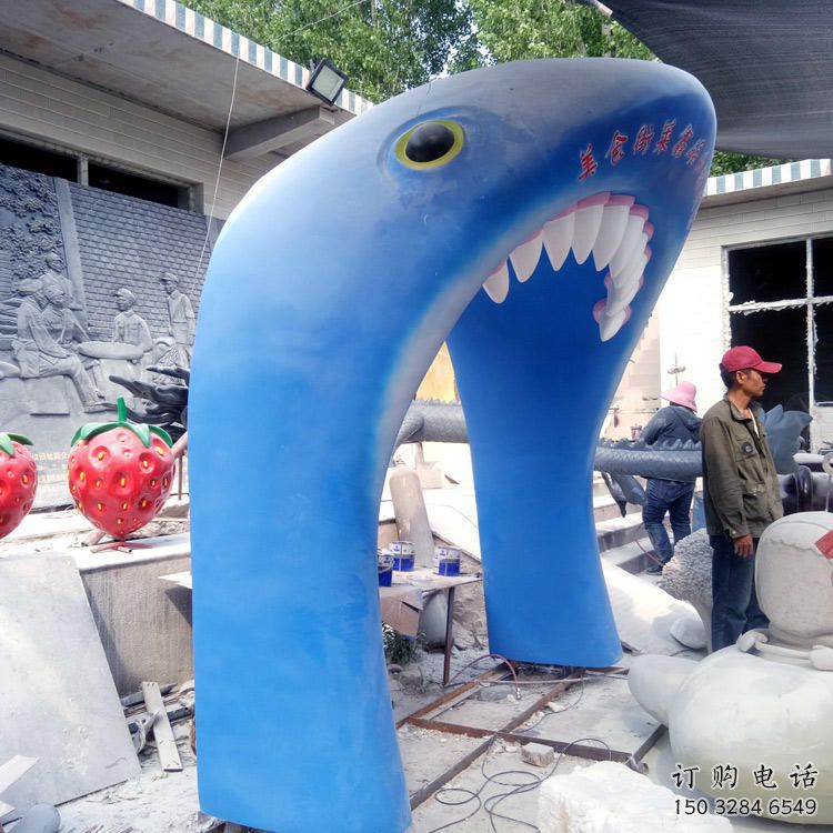 別墅區(qū)大門雕塑 大型別墅區(qū)雕塑 剪影拱門雕塑廠家制作