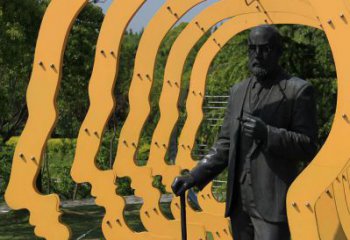 步行街大門雕塑 游樂場景觀雕塑 鑄造拱門雕塑實景圖