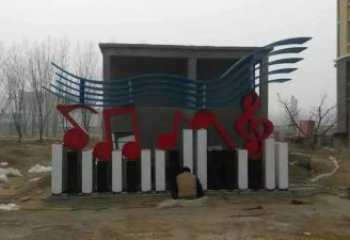 承接景觀音符雕塑 仿真景觀小品 景觀雕塑