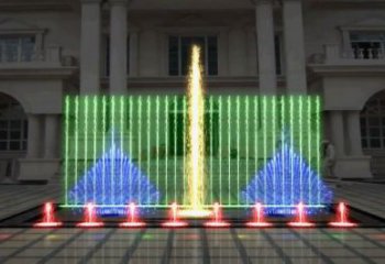 波光變頻噴泉雕塑，水景噴泉雕塑生產(chǎn)商