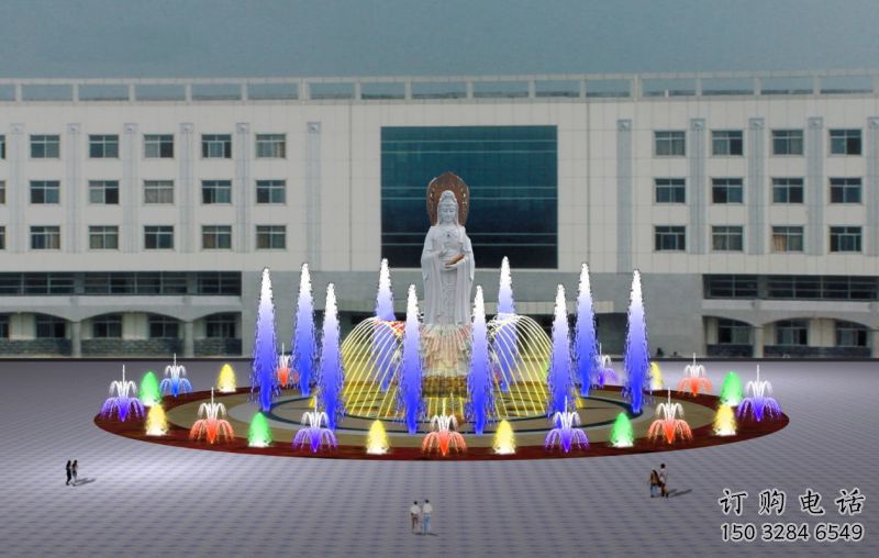 冷霧搖擺噴泉雕塑，循環噴水模式噴泉雕塑選定