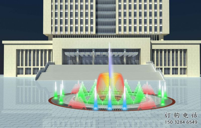 水景聲控搖擺噴泉雕塑，循環噴水模式噴泉雕塑預定