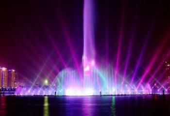 公園程控噴泉雕塑，高噴循環(huán)噴水方式設(shè)計(jì)