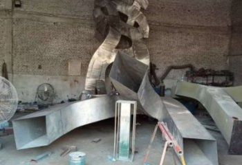 甲骨文雕塑工廠選用，街道標識，不銹鋼甲骨文雕塑批發