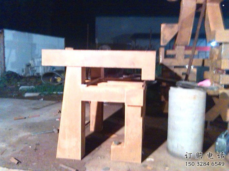 萬字雕塑展品，公園小品，不銹鋼萬字雕塑廠家供需