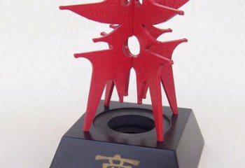 商字雕塑造型選用，美陳雕塑，不銹鋼商字雕塑標準廠家