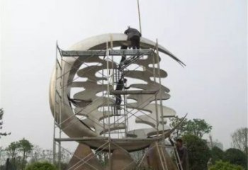 喜字雕塑廠家，景觀雕塑，不銹鋼喜字雕塑優選