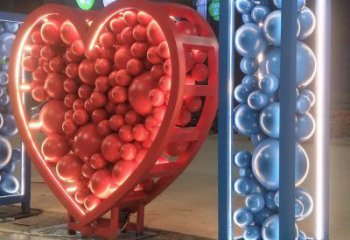 房地產Love雕塑精品，標識雕塑，不銹鋼Love雕塑廠家供給