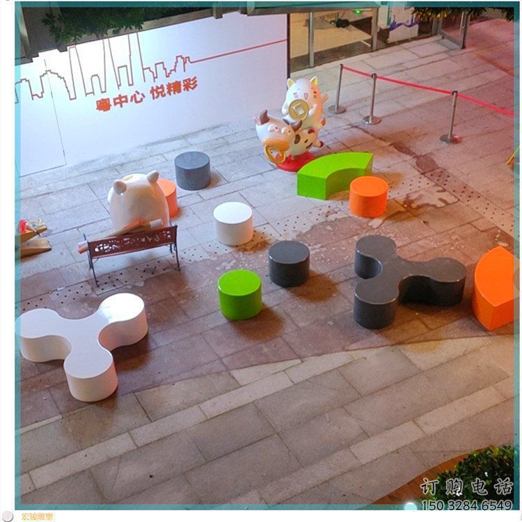 商場坐凳雕塑