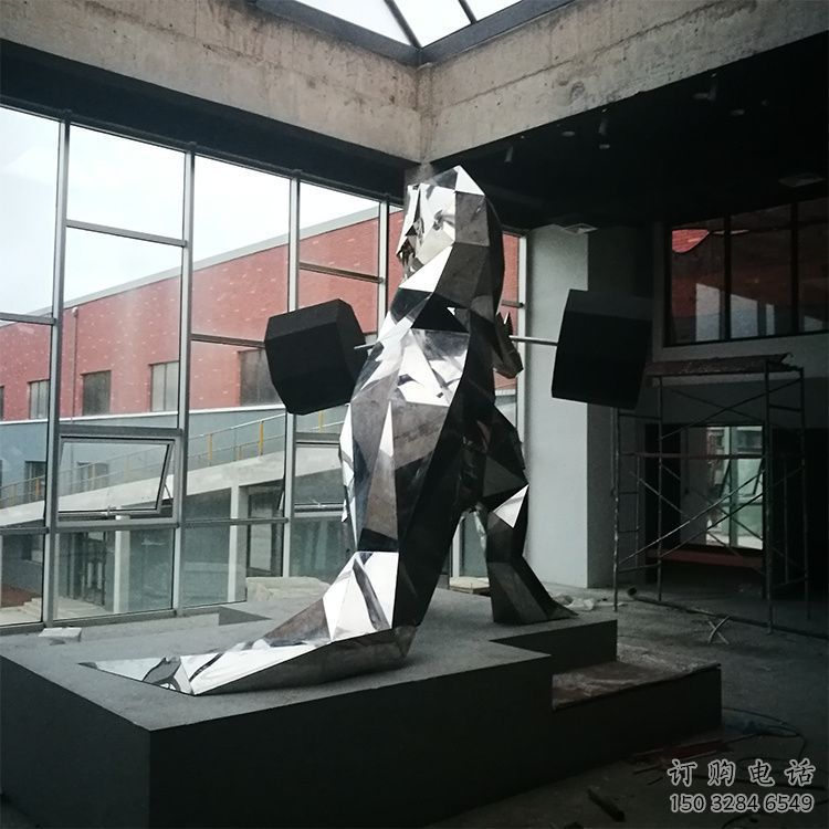 恐龍雕塑訂做，景區雕塑，鏡面恐龍雕塑定價