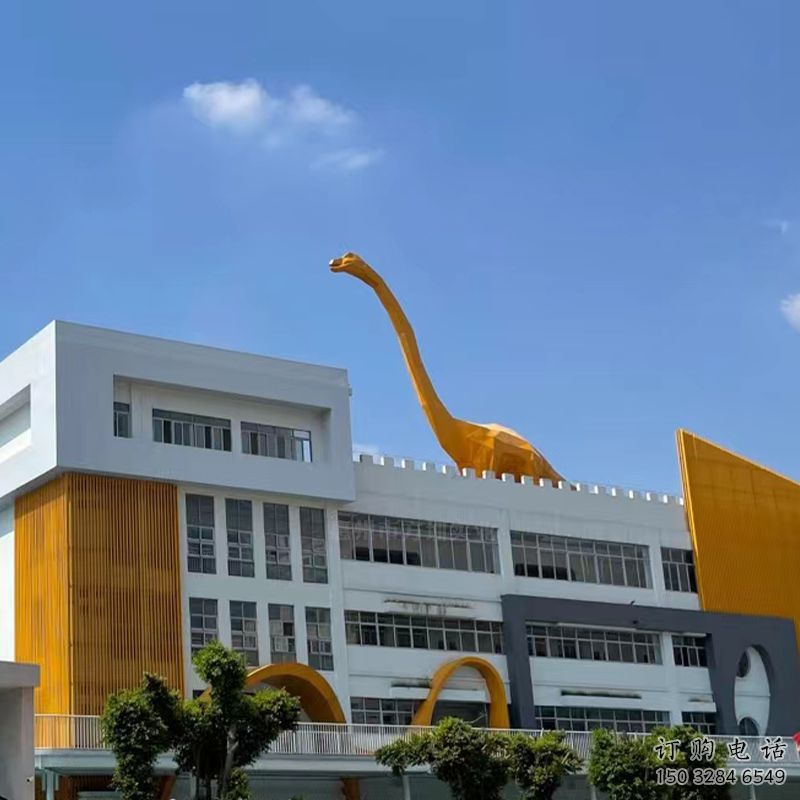 景觀恐龍雕塑供需，彩鋼制作，大型烤漆恐龍雕塑公司