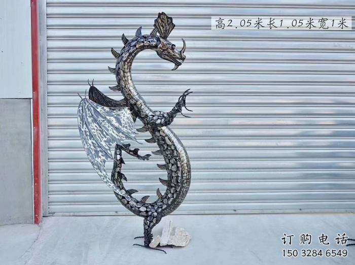 城市恐龍雕塑標準，金屬制作，景觀鐵藝恐龍雕塑優價