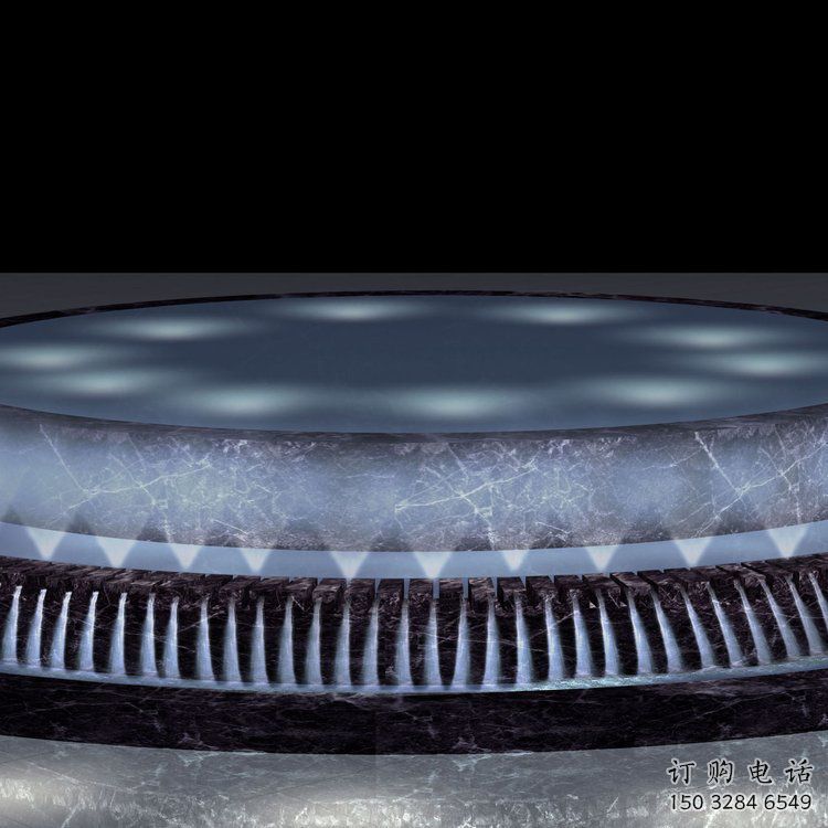 數碼光纖音樂噴泉雕塑