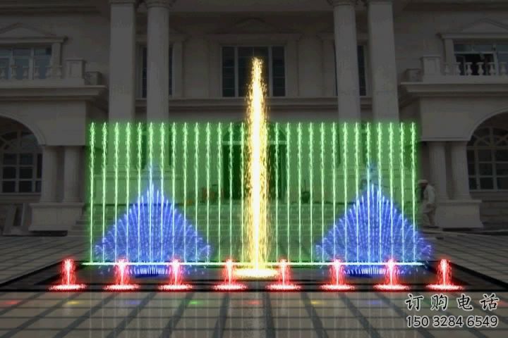 波光變頻噴泉雕塑，水景噴泉雕塑生產(chǎn)商