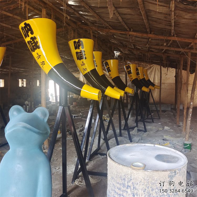 吶喊方式噴泉雕塑，變頻聲控模式噴泉雕塑