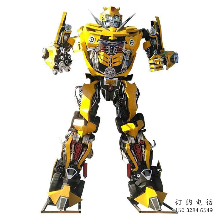 選定機器人大黃蜂雕塑