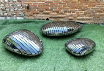 庭院坐凳雕塑，公園景觀雕塑，鵝卵石坐凳雕塑廠家