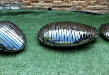 坐凳雕塑，鵝卵石坐凳雕塑，抽象效果