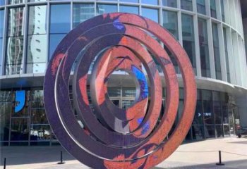 宣傳主題雕塑廠家加工，藝術形象標識，地標美陳雕塑