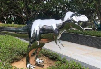 恐龍雕塑優(yōu)選，拋光藝術(shù)，景觀鏡面恐龍雕塑選用