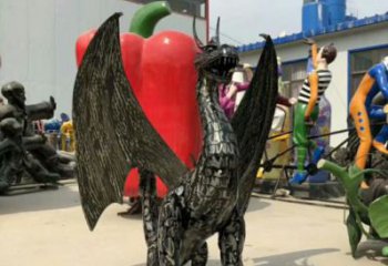 金屬恐龍雕塑制作，城市裝飾，鐵藝恐龍雕塑標準