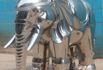 戶外大象雕塑通用，仿真藝術，景觀鏡面大象雕塑供應