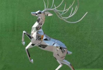 景觀小鹿雕塑選定，園林裝飾，大型切面小鹿雕塑公司