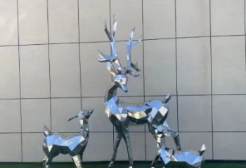 景觀小鹿雕塑服務商，美陳雕塑，切面小鹿雕塑精選