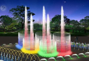 循環(huán)供水噴泉水簾雕塑