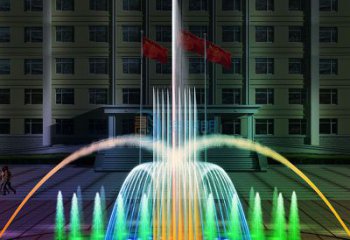 數(shù)碼旱地電影噴泉雕塑