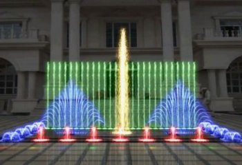 程控變頻噴泉雕塑，水景噴泉雕塑制作