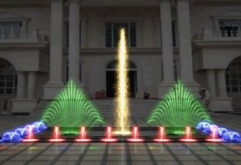 人工湖變頻噴泉雕塑，水景噴泉雕塑生產