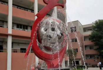 龍雕塑，噴水龍雕塑，不銹鋼龍噴水雕塑廠家