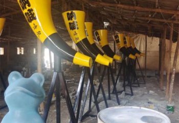 吶喊方式噴泉雕塑，變頻聲控模式噴泉雕塑