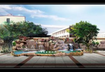 公園漂浮噴泉雕塑，水景藝術噴泉雕塑生產