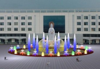 冷霧搖擺噴泉雕塑，循環噴水模式噴泉雕塑選定