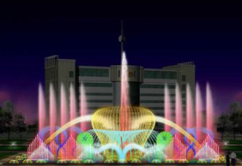 音樂水景搖擺噴泉雕塑，循環噴水模式噴泉雕塑提供