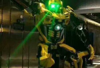 預定發光機器人雕塑