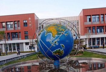 地球雕塑精選，公園小品，不銹鋼地球雕塑精品