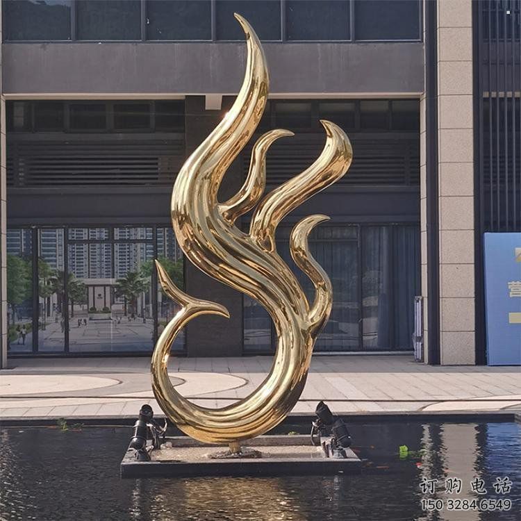 戶外鳳凰通用，陸地擺件，電鍍鳳凰雕塑制作廠家