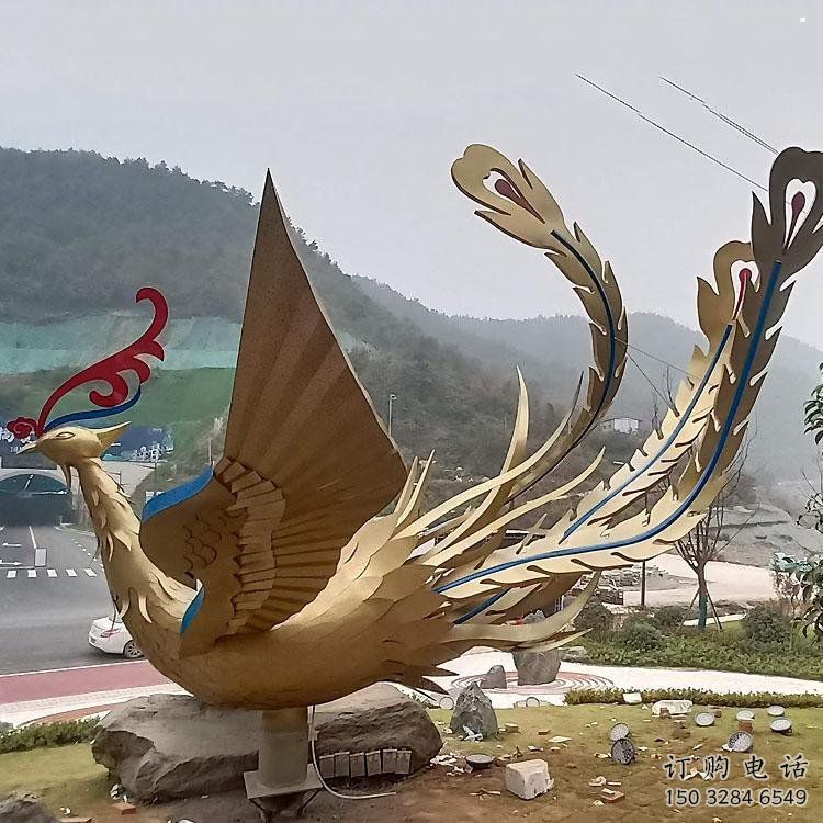 鳳凰雕塑生產商，街頭藝術，藝術發光鳳凰雕塑精選