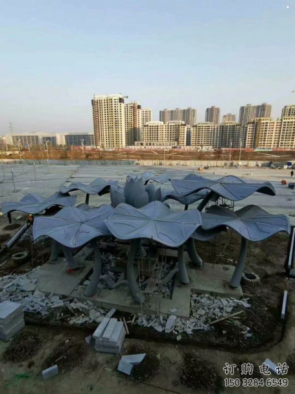 房地產(chǎn)荷葉雕塑