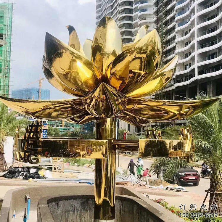 景觀場紫荊花雕塑