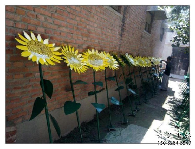 太陽花雕塑指用，景觀雕塑，園林太陽花雕塑點擊